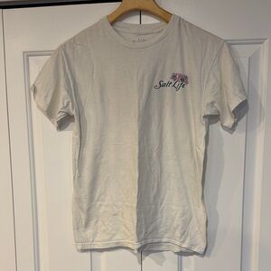 Salt Life Cream Kids T-Shirt with Logo